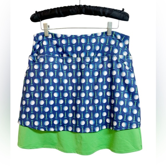 Birdies & Bows Golf Skort Size L - Picture 2 of 8